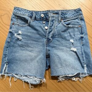 Distressed Denim Women Shorts